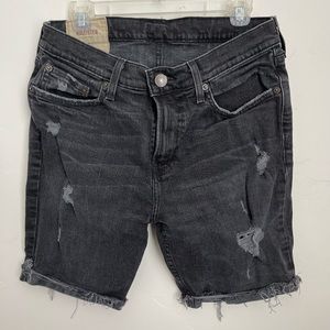 Mens Distressed Jean Shorts